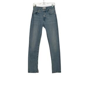 Zara light wash straight legs jeans size 4